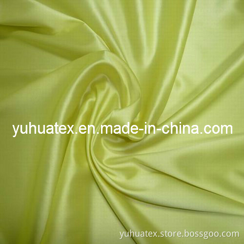 Popular Gloosy Polyester Spandex Satin Fabric